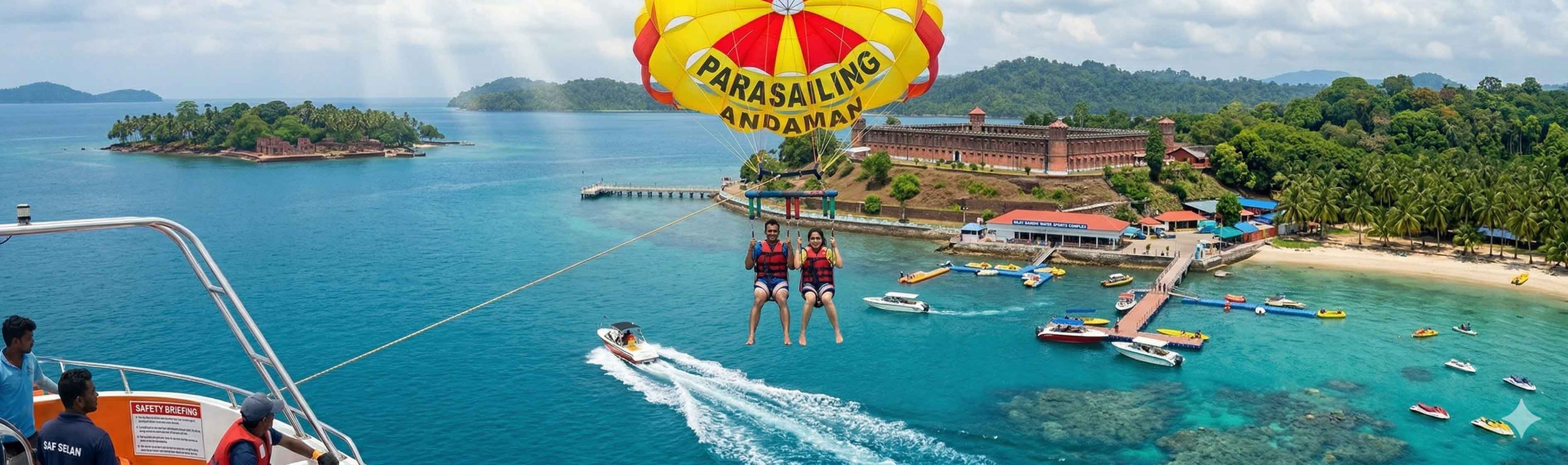 Parasailing in Andaman
